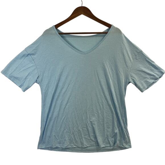 Women’s Blue Relaxed Fit OMSJ T Shirt Sz XL NWT - Picture 1 of 6